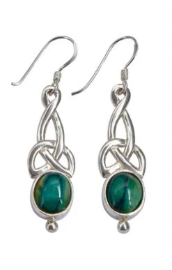 Heathergems Celtic Silver Earrings