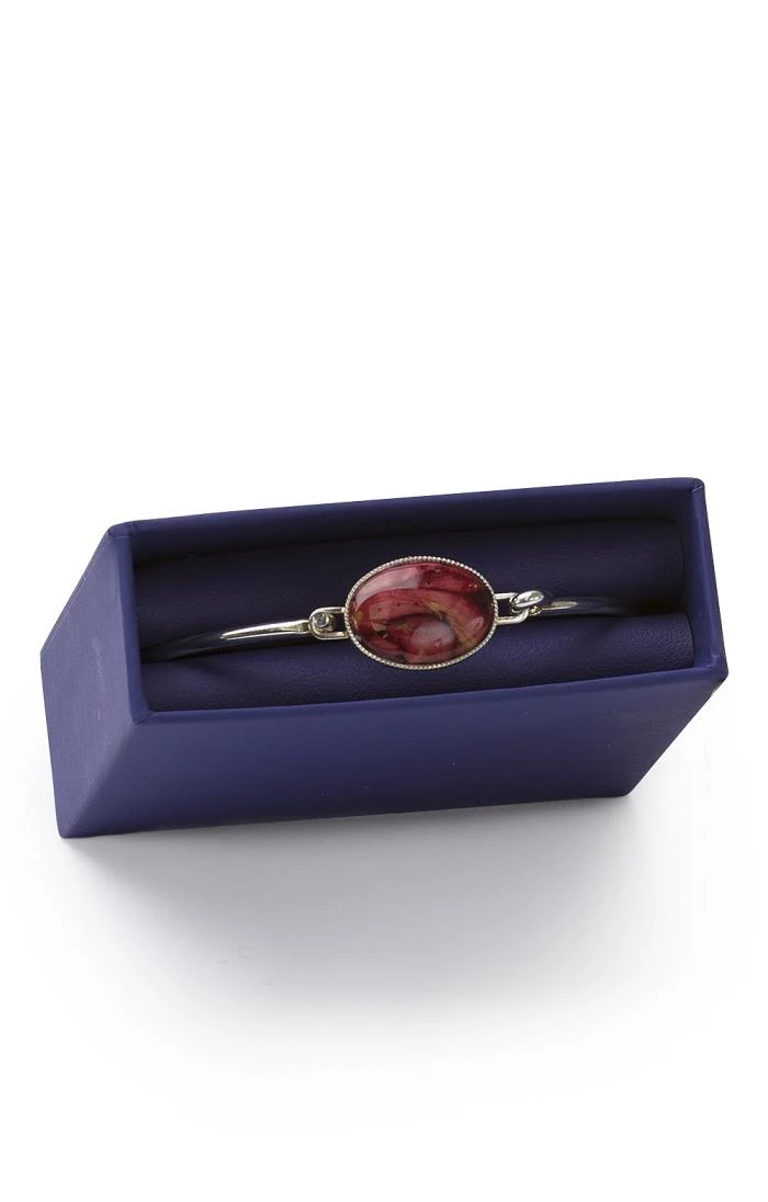 Heathergems Silver Wire Bangle 2 Heathergems Silver Wire Bangle - Image 2