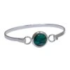 Heathergems Silver Circle Bangle