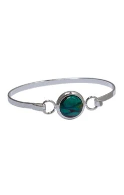 Heathergems Silver Circle Bangle