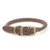 26 Inch Round Leather Dog Collar