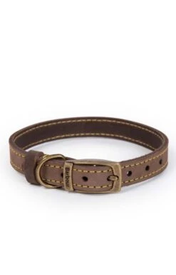 Barbour Leather Dog Collar