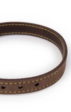 Barbour Leather Dog Collar -Highland Gift Outlet Store GJ18210BROWN 2