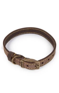 Barbour Leather Dog Collar -Highland Gift Outlet Store GJ18210BROWN 3