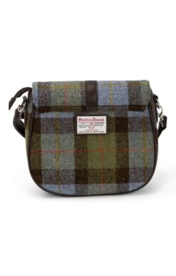 Beauly Harris Tweed Shoulder Bag -Highland Gift Outlet Store GT00893BLUECHECK 2