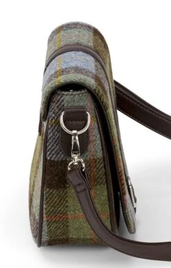 Beauly Harris Tweed Shoulder Bag -Highland Gift Outlet Store GT00893BLUECHECK 4