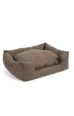 Medium Tweed Square Bed