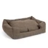 Large Tweed Square Bed