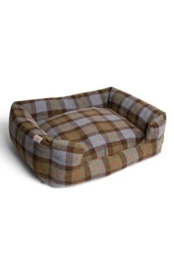 Harris Tweed Square Dog Bed