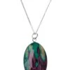 Heathergems Oval Heather Pendant