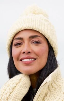Ladies Aran Beanie