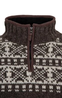 Men’s New England Half Zip -Highland Gift Outlet Store GW01471BARK 2