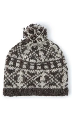 Men's New England Bobble Beanie -Highland Gift Outlet Store GW01472BARK 1
