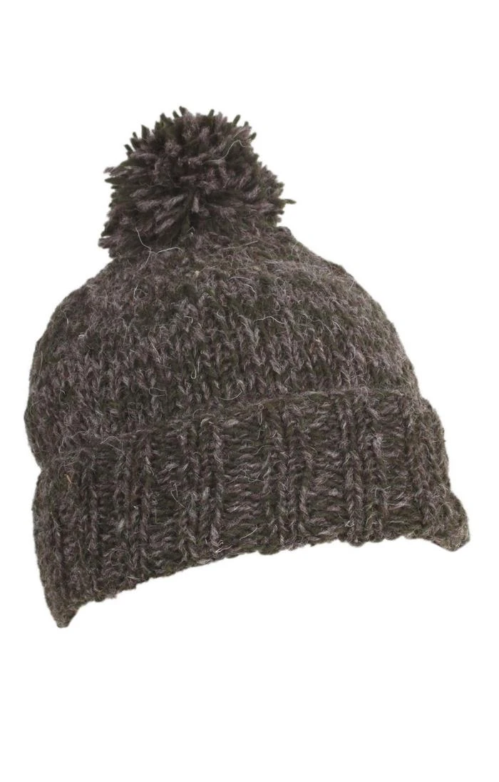 Men's Donegal Bobble Beanie 2 Men's Donegal Bobble Beanie - Image 2