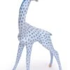 Herend Giraffe Blue