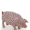 Herend Red Pig
