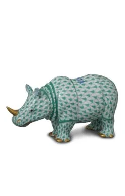 Herend Standing Rhino