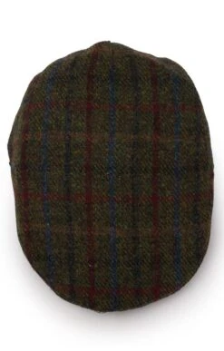 Harris Tweed Cap -Highland Gift Outlet Store TE25010GREENMULTI 1 1