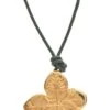 Ladies Four Leaf Clover Pendant Gold