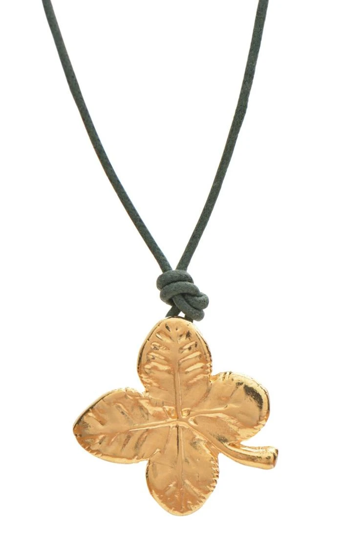 Ladies Four Leaf Clover Pendant Gold 1 Ladies Four Leaf Clover Pendant Gold