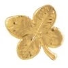 Ladies Four Leaf Clover Earrings Gold