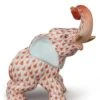 Herend Red Trumpeting Elephant